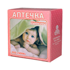 Аптечка первой помощи Новорожденным Розовая..