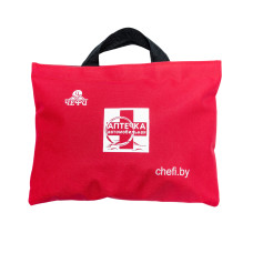 Аптечка первой помощи автомобильная в мягком футляре Красная